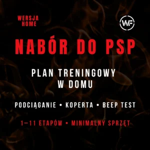 Nabór do PSP – plan treningowy w domu