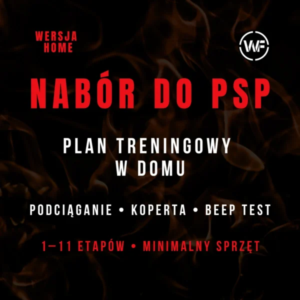Nabór do PSP – plan treningowy w domu