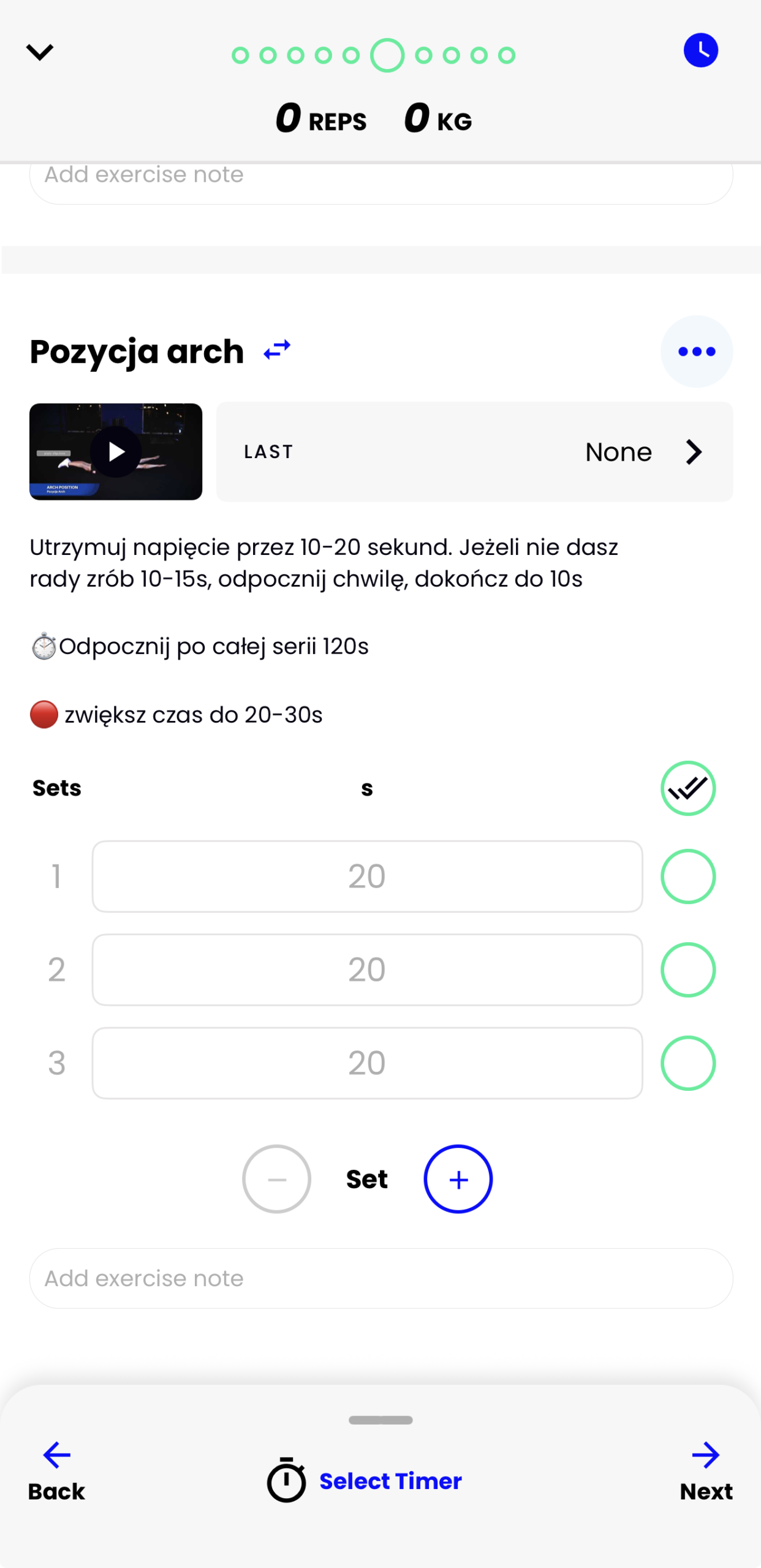Ćwiczenie z filmem i instrukcją na platformie treningowej
